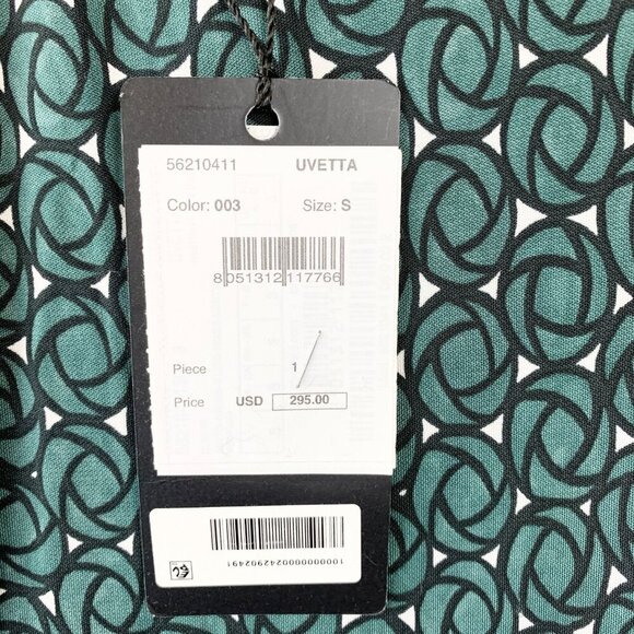 NWT Weekend Max Mara Uvetta Round Neck Sleeveless Midi Dress Size S - Picture 9 of 10